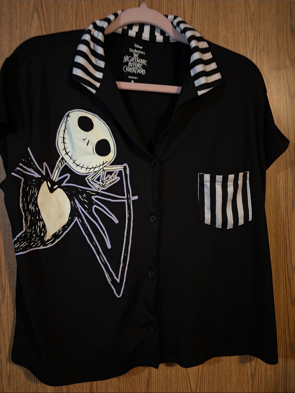 The Nightmare Before Christmas Jack Skellington Shirt and shorts